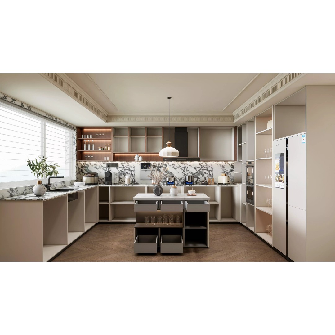 Modern Kitchen 3D Model – Photorealistic Interior Scene, Blender, FBX - View 6