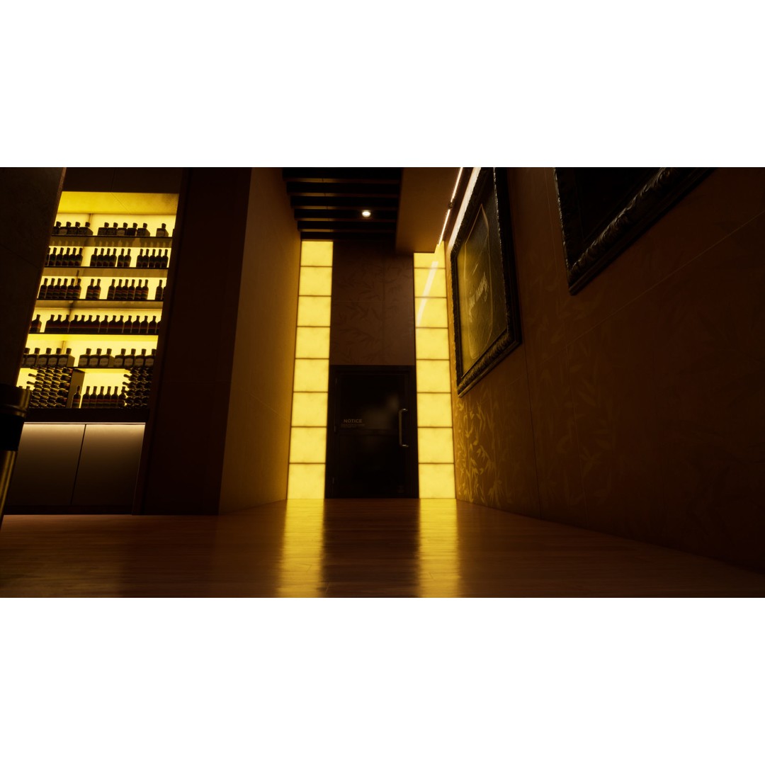 Contemporary Restaurant 3D Model – Low Poly Game Asset, FBX - View 14