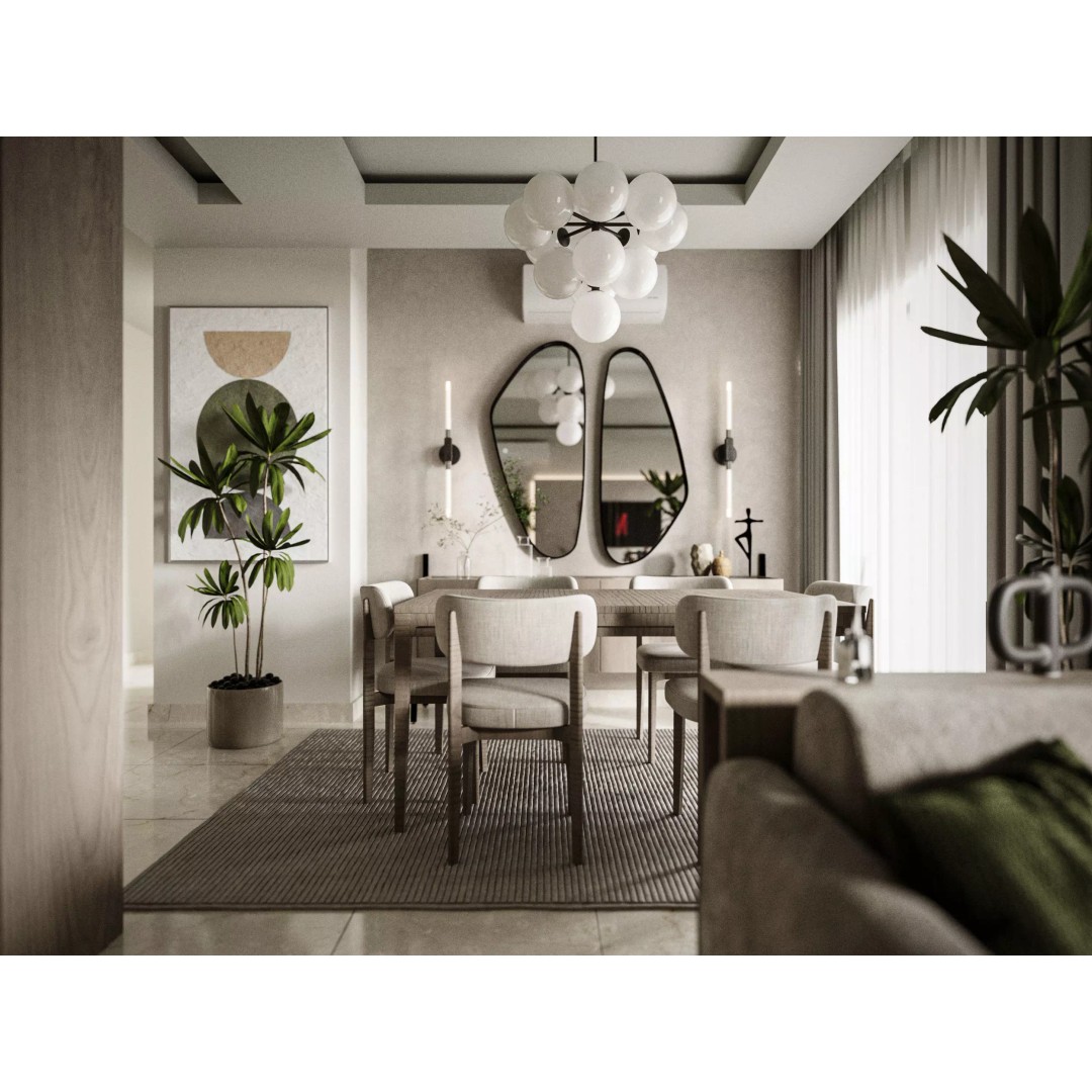 Modern Apartment Interior 3D Model – Luxurious Living Space, Corona Render - View 5