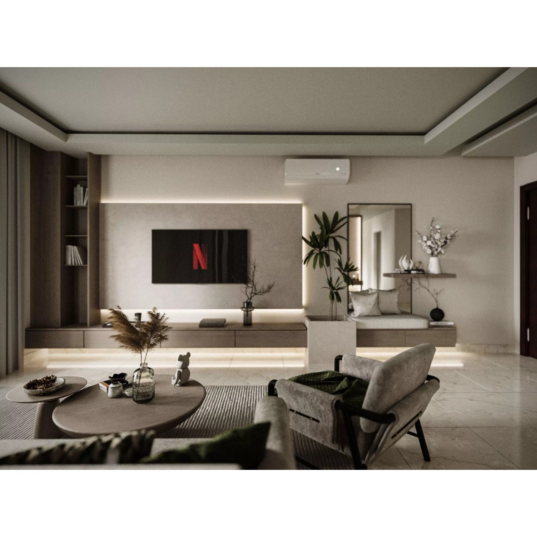 Modern Apartment Interior 3D Model – Luxurious Living Space, Corona Render - View 6