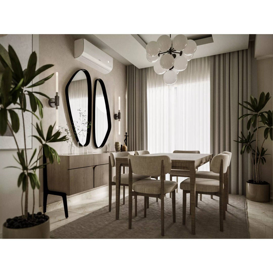 Modern Apartment Interior 3D Model – Luxurious Living Space, Corona Render - View 7