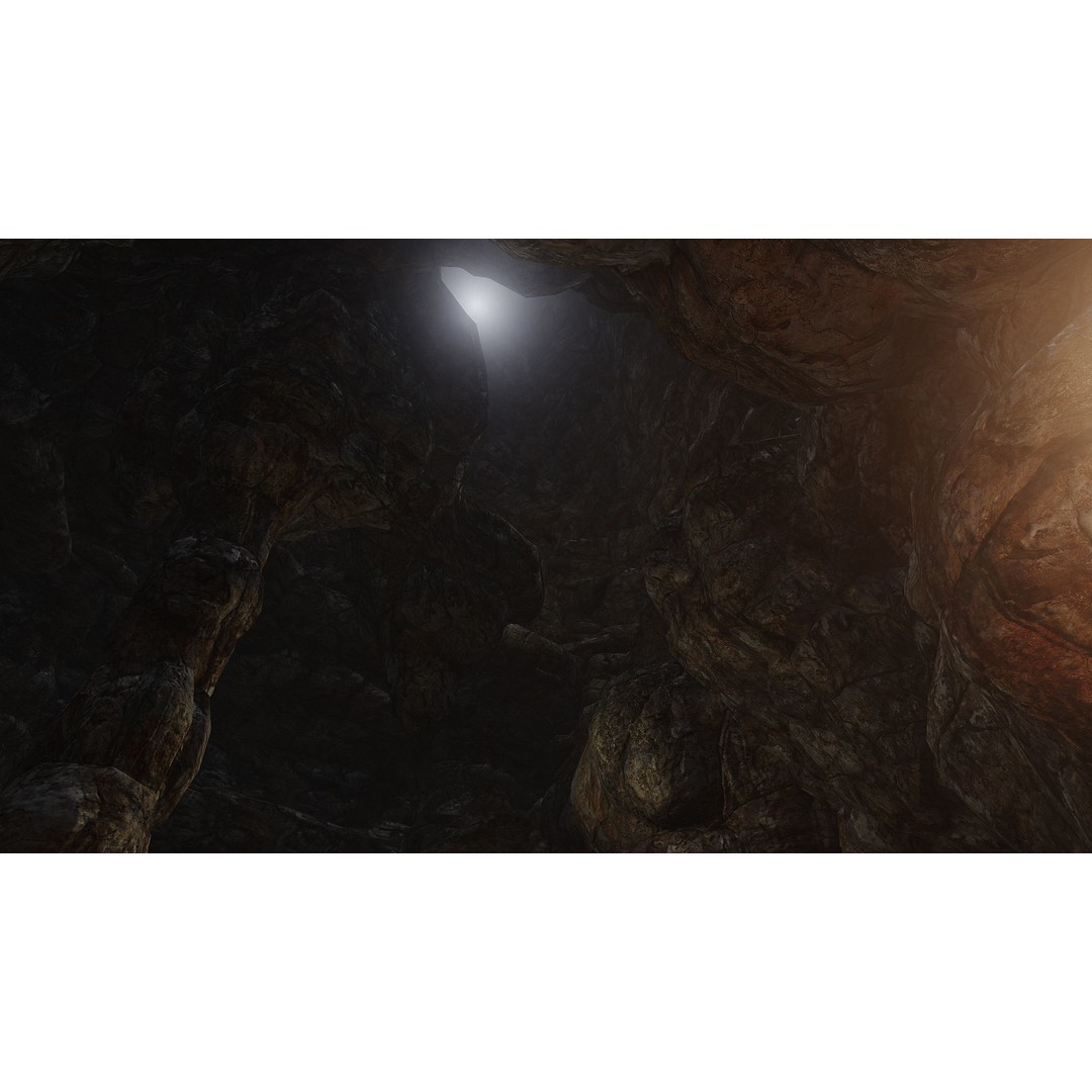 Cave Interior Tileset 3D Model – Low Poly Game Ready Asset, FBX - View 11