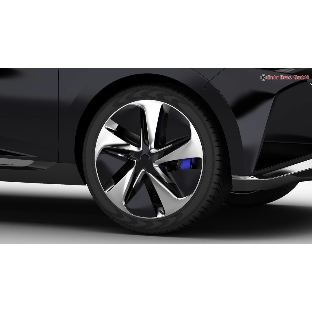 Generic Future EV SUV 3D Model – High Poly Animated Vehicle, FBX/OBJ - View 10