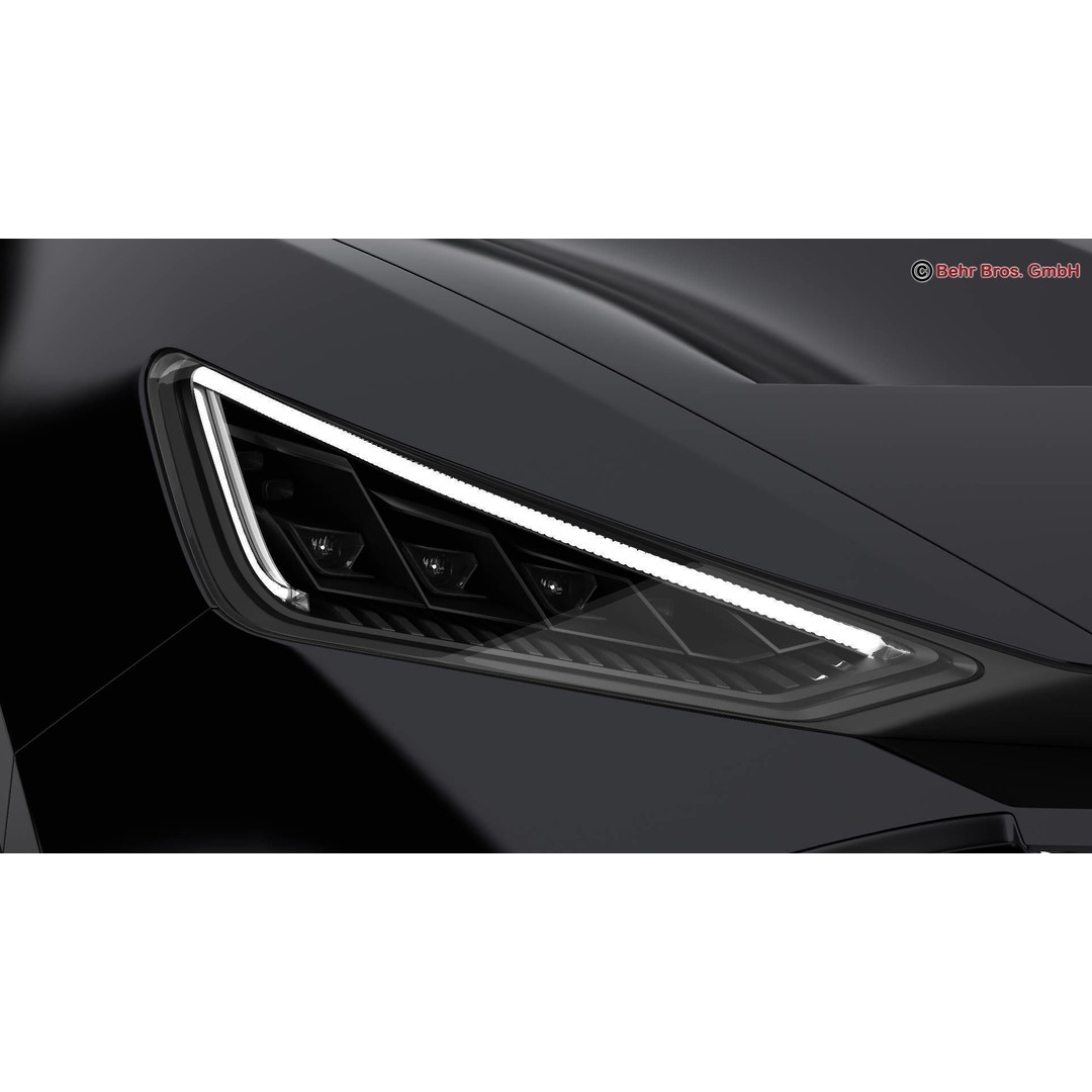 Generic Future EV SUV 3D Model – High Poly Animated Vehicle, FBX/OBJ - View 11