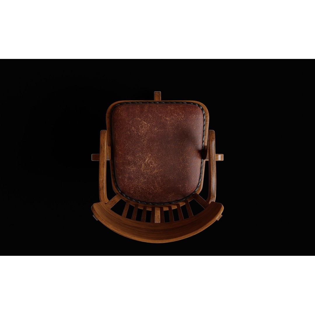 Office Chair 3D Model – Classic Design with PBR Textures, FBX, Blender - View 11