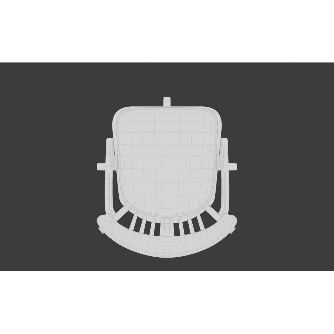 Office Chair 3D Model – Classic Design with PBR Textures, FBX, Blender - View 22
