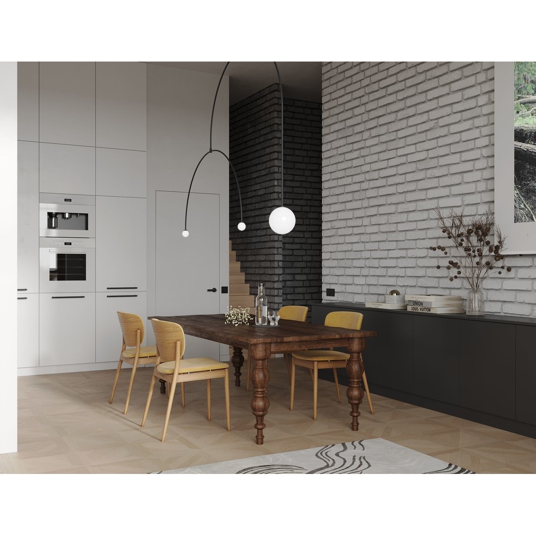 Modern Residential Interior 3D Model – High-Quality Apartment Design, FBX - View 6