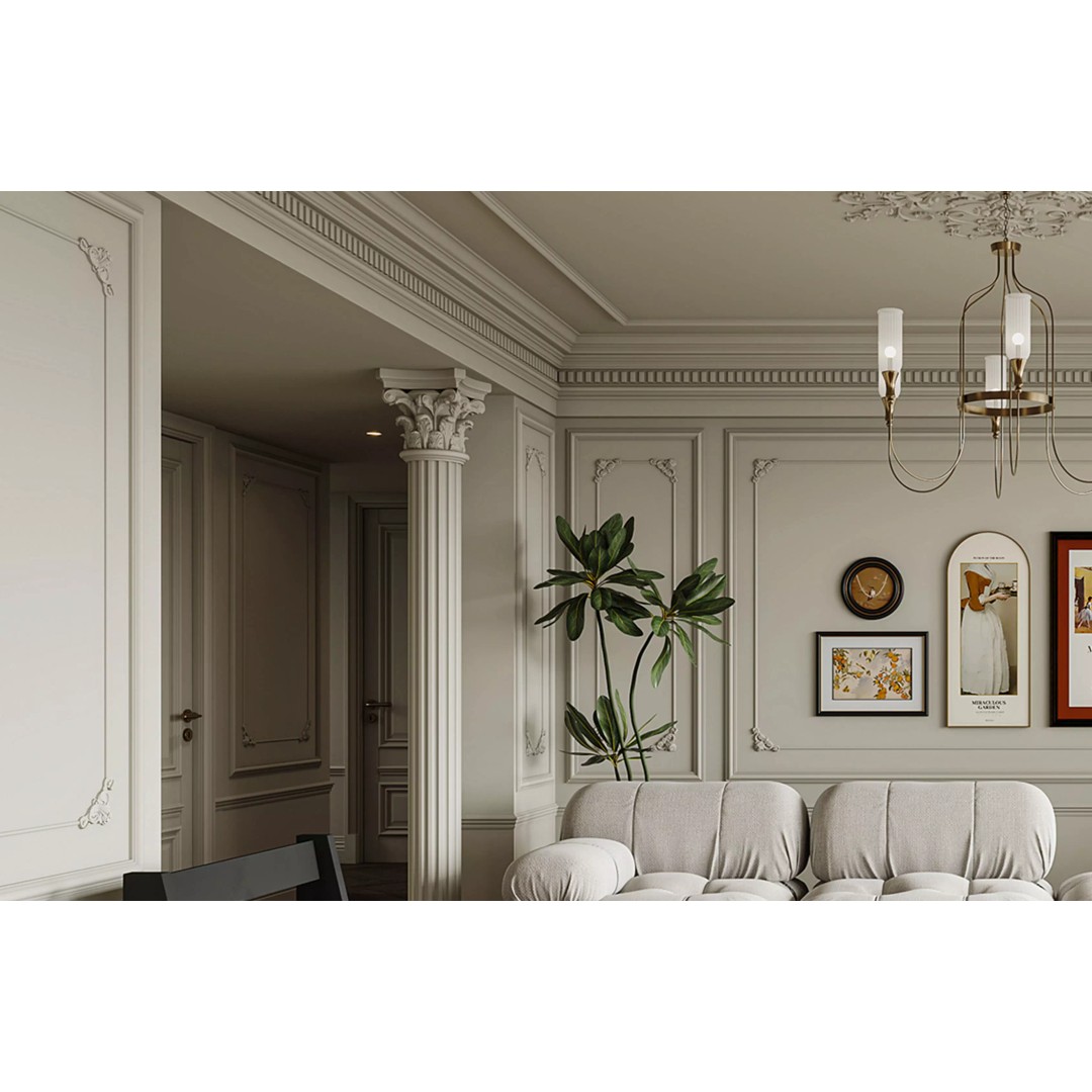 Living Room Scene 3D Model – Modern Interior Design, FBX, OBJ - View 3