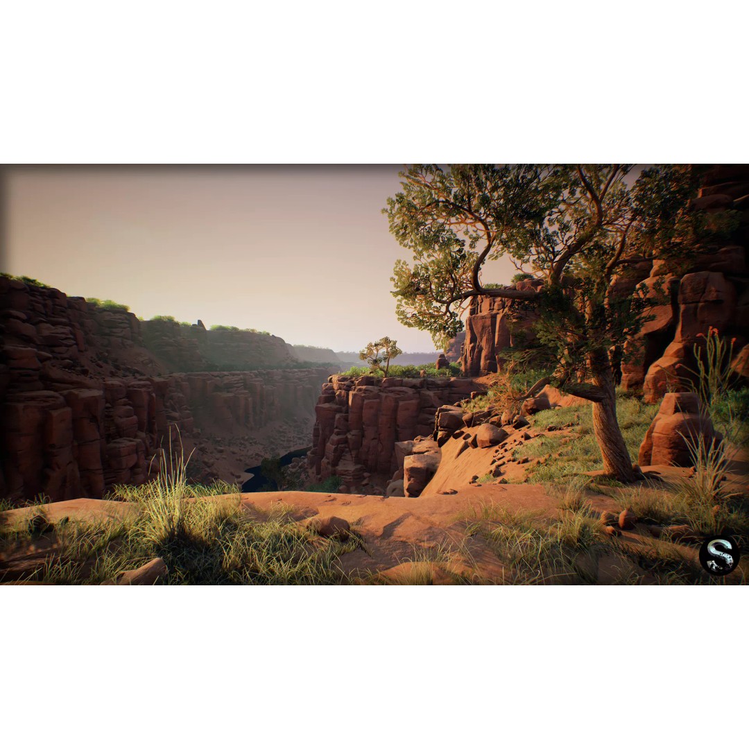 Red Desert Pack 3D Model – Low Poly Nature Asset for Unreal Engine - View 2