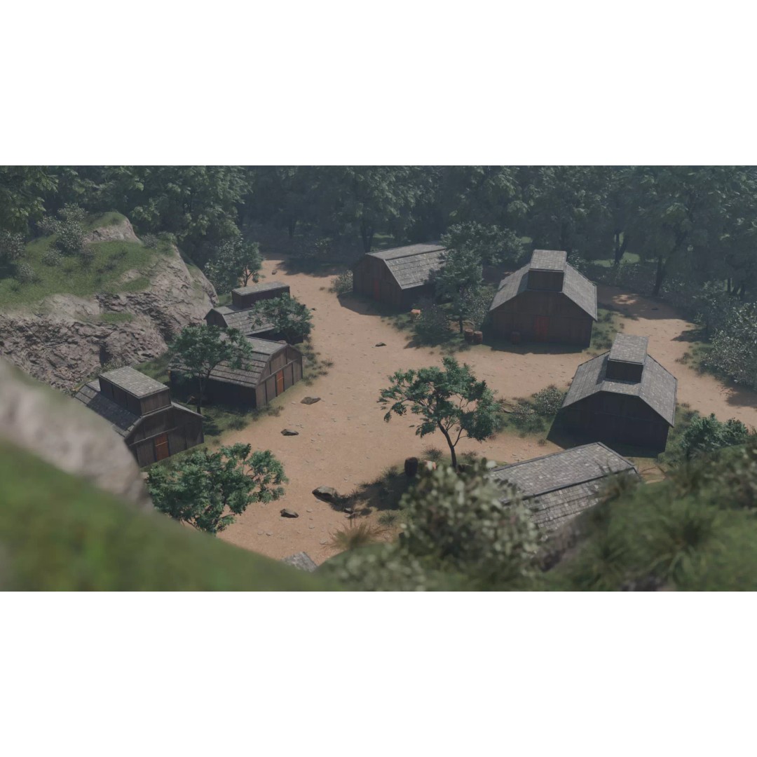 Enchanted Tree Village 3D Model – PBR Exterior Environment, FBX - View 15