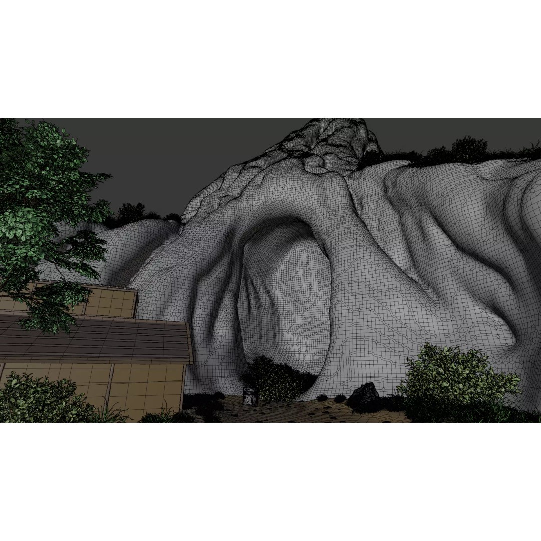 Enchanted Tree Village 3D Model – PBR Exterior Environment, FBX - View 40