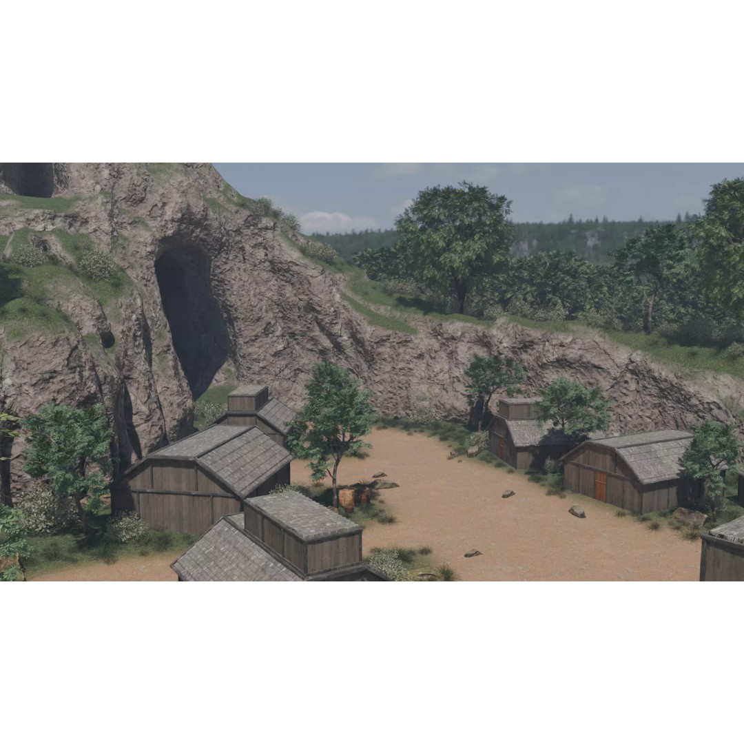 Enchanted Tree Village 3D Model – PBR Exterior Environment, FBX - View 5