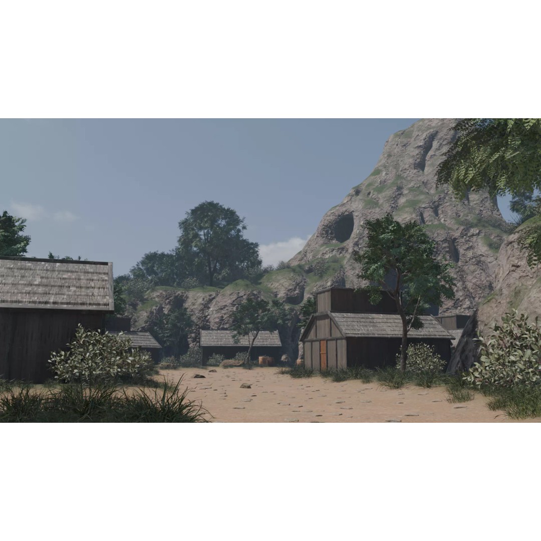 Enchanted Tree Village 3D Model – PBR Exterior Environment, FBX - View 6