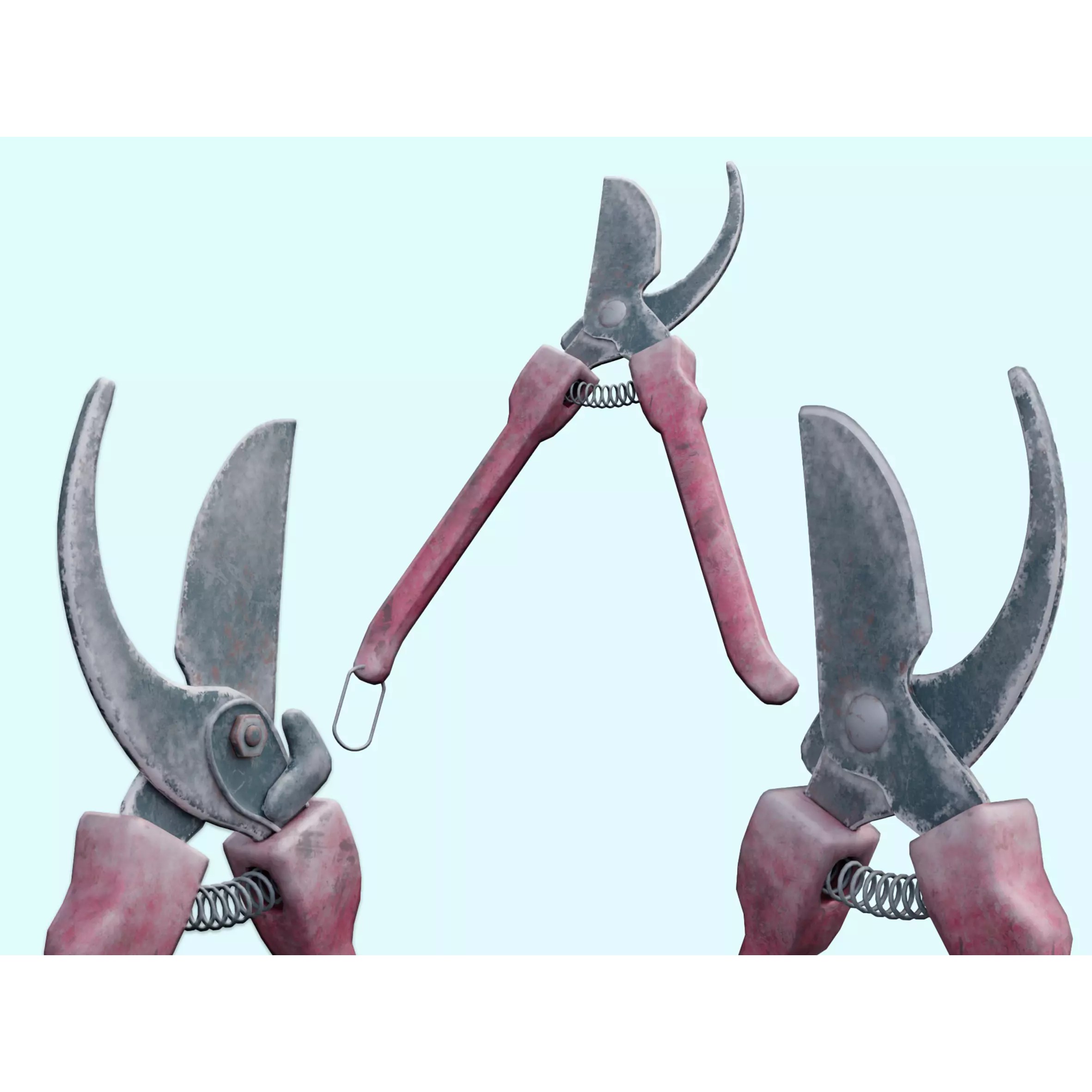 Pruner - Low-Poly Game-Ready 3D Model - View 2