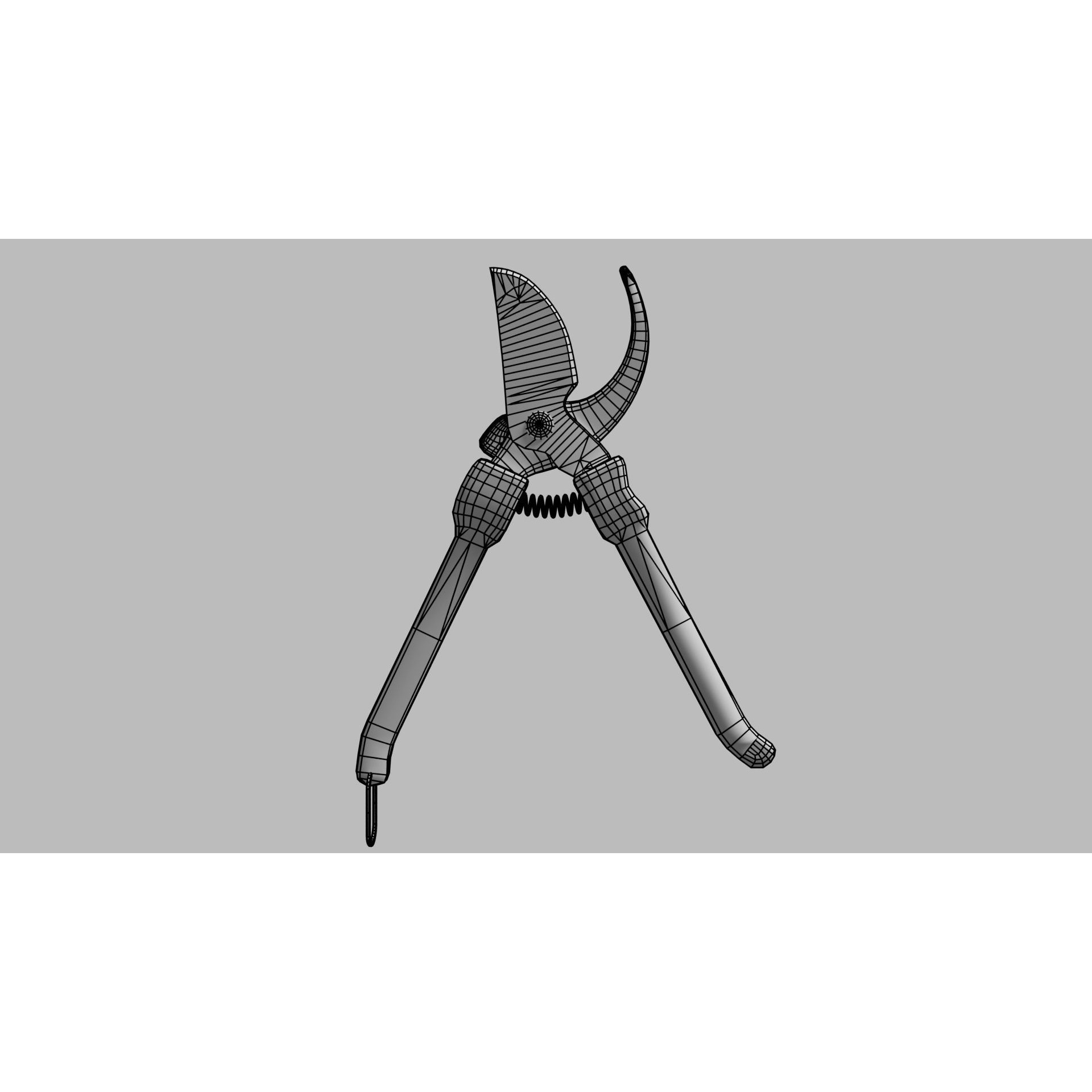 Pruner - Low-Poly Game-Ready 3D Model - View 7