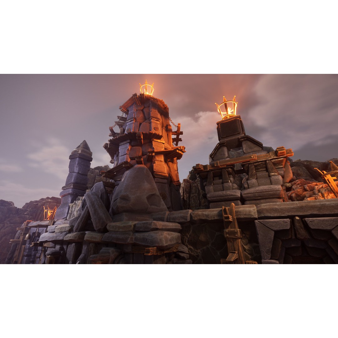 Brutal Architecture 3D Model – Low Poly Game Asset, FBX - View 6
