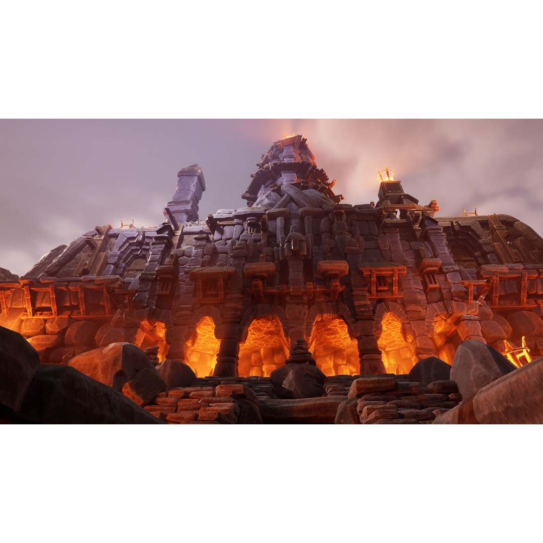 Brutal Architecture 3D Model – Low Poly Game Asset, FBX - View 8