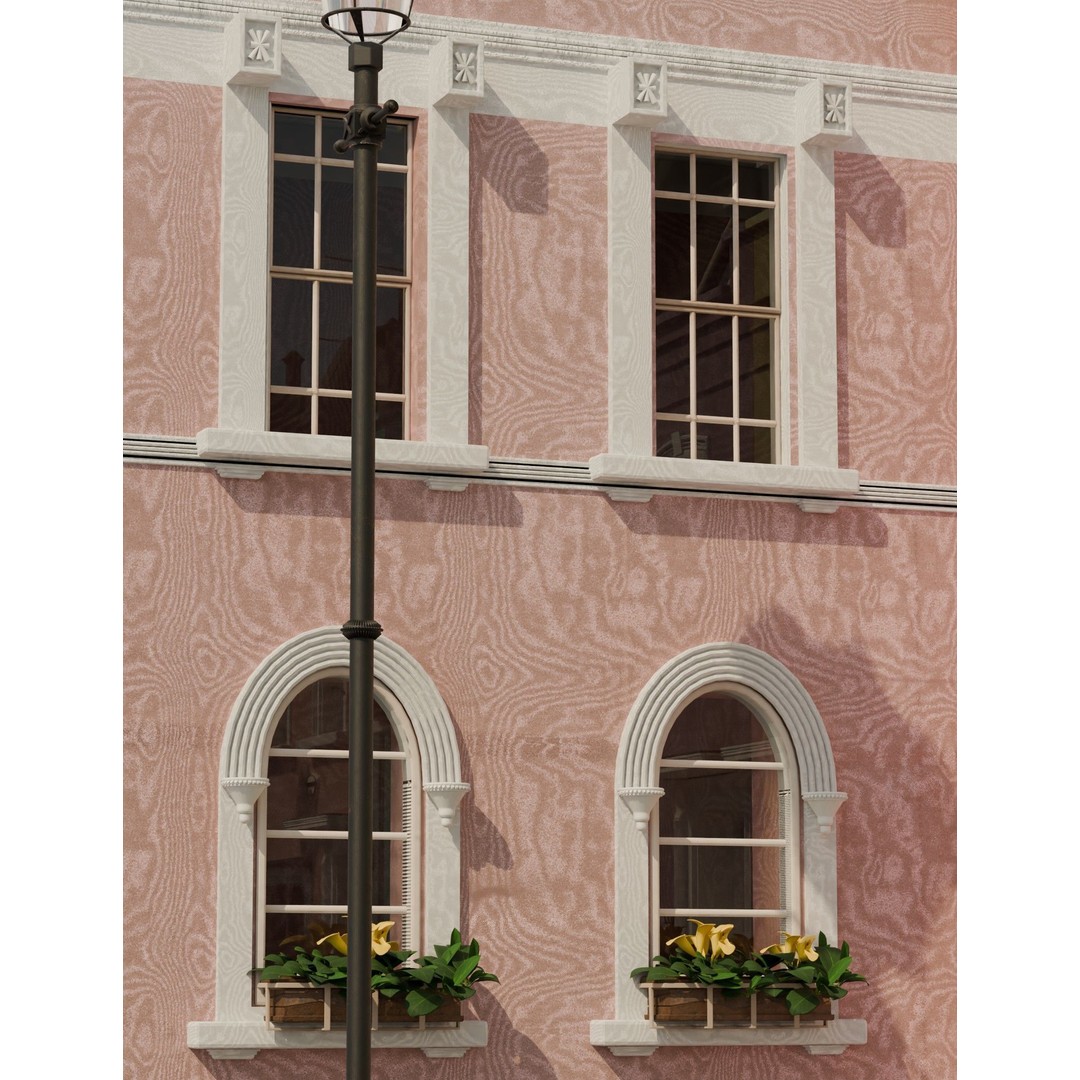 London House 3D Model – Low Poly Architectural Asset, Blender - View 15