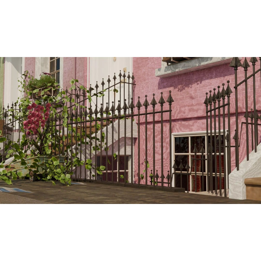 London House 3D Model – Low Poly Architectural Asset, Blender - View 24