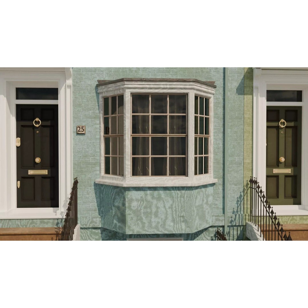 London House 3D Model – Low Poly Architectural Asset, Blender - View 29