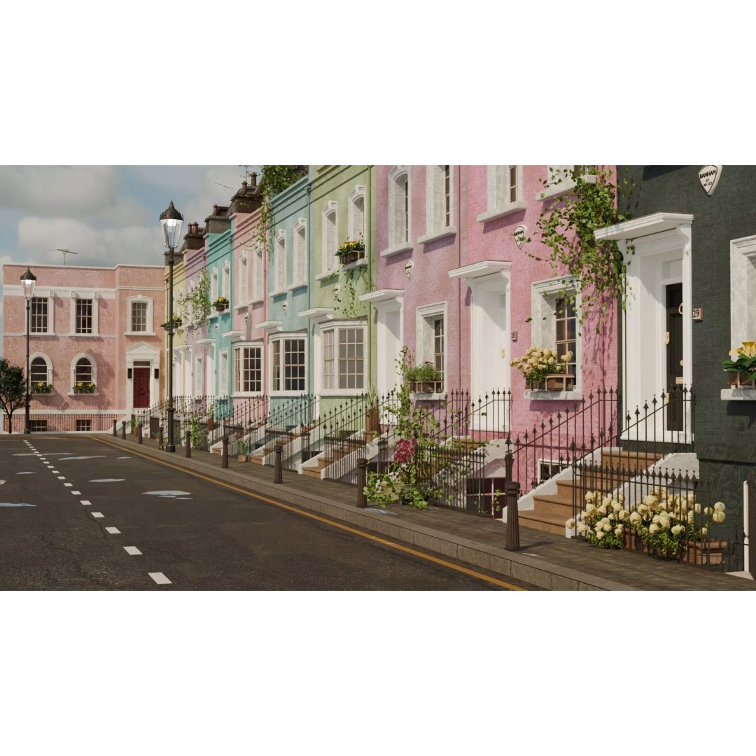 London House 3D Model – Low Poly Architectural Asset, Blender - View 37