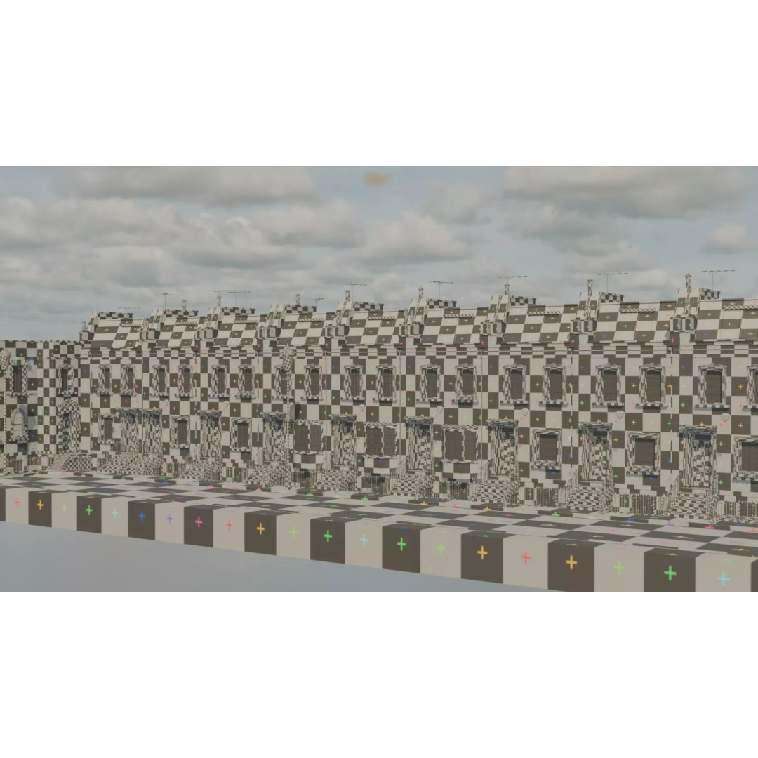 London House 3D Model – Low Poly Architectural Asset, Blender - View 58