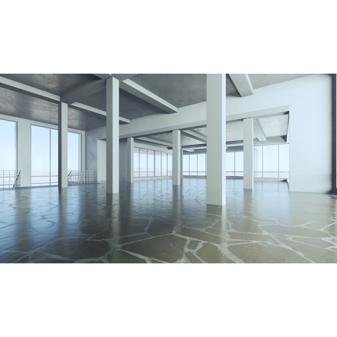 Office Building 3D Model – Modern Exterior with PBR Textures, FBX - View 11