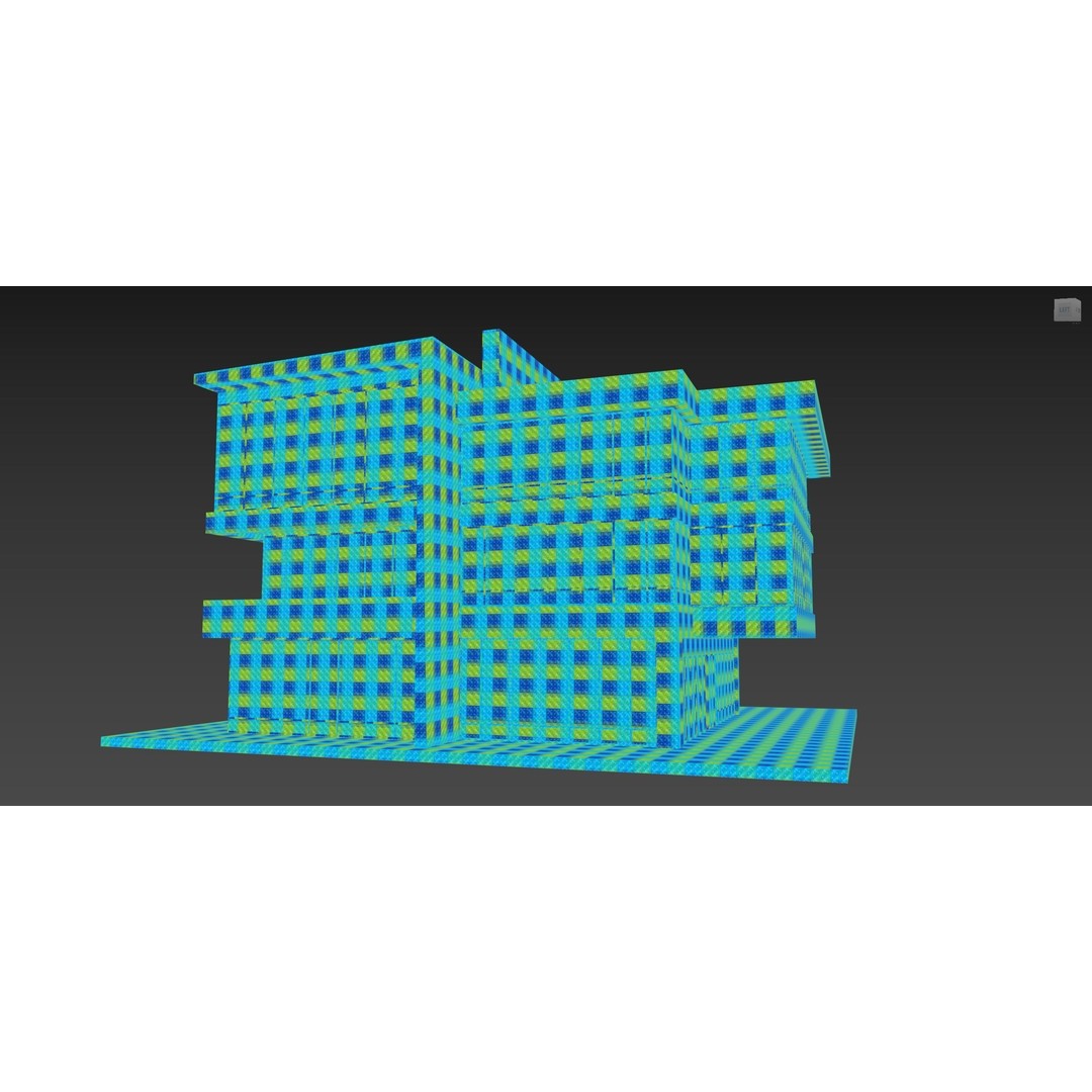 Office Building 3D Model – Modern Exterior with PBR Textures, FBX - View 13