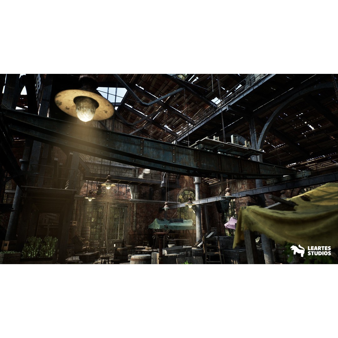 Victorian Market 3D Model – Low Poly Game Asset, 230 Unique Meshes - View 10