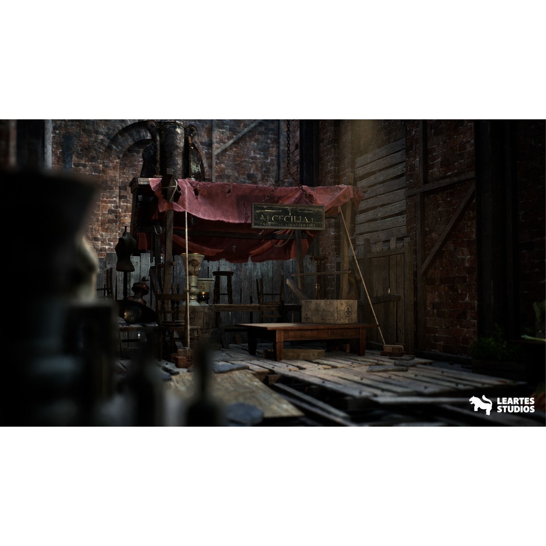 Victorian Market 3D Model – Low Poly Game Asset, 230 Unique Meshes - View 15