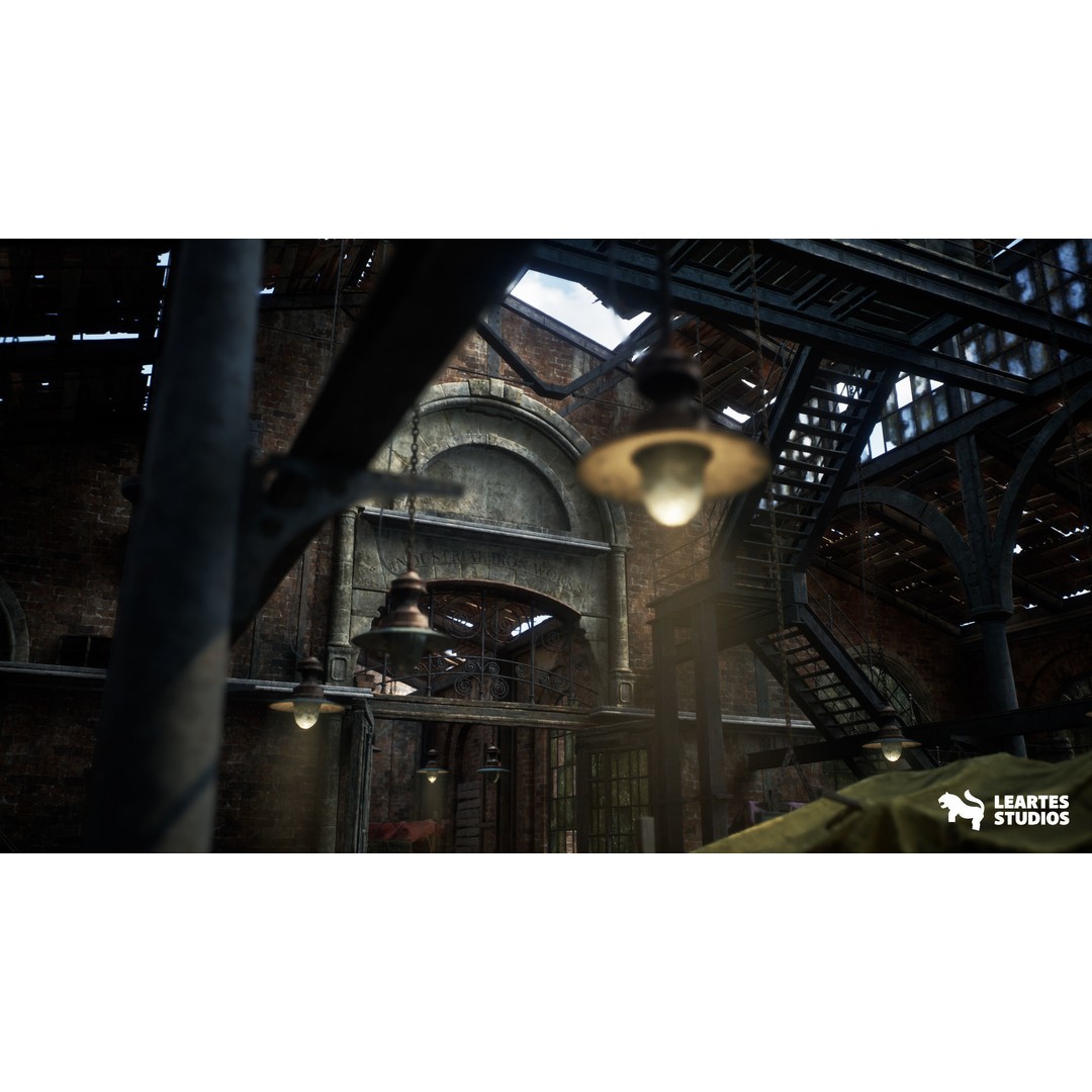 Victorian Market 3D Model – Low Poly Game Asset, 230 Unique Meshes - View 26