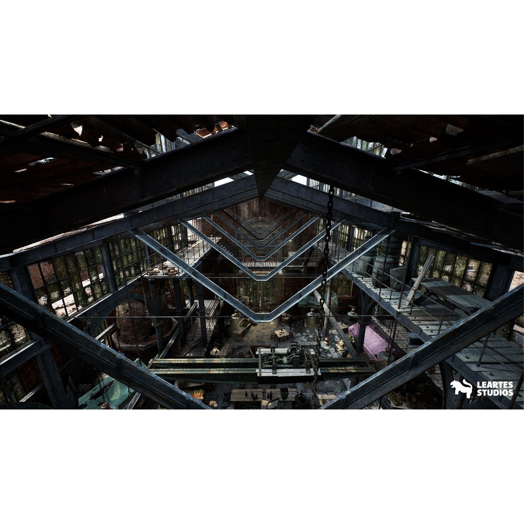 Victorian Market 3D Model – Low Poly Game Asset, 230 Unique Meshes - View 5