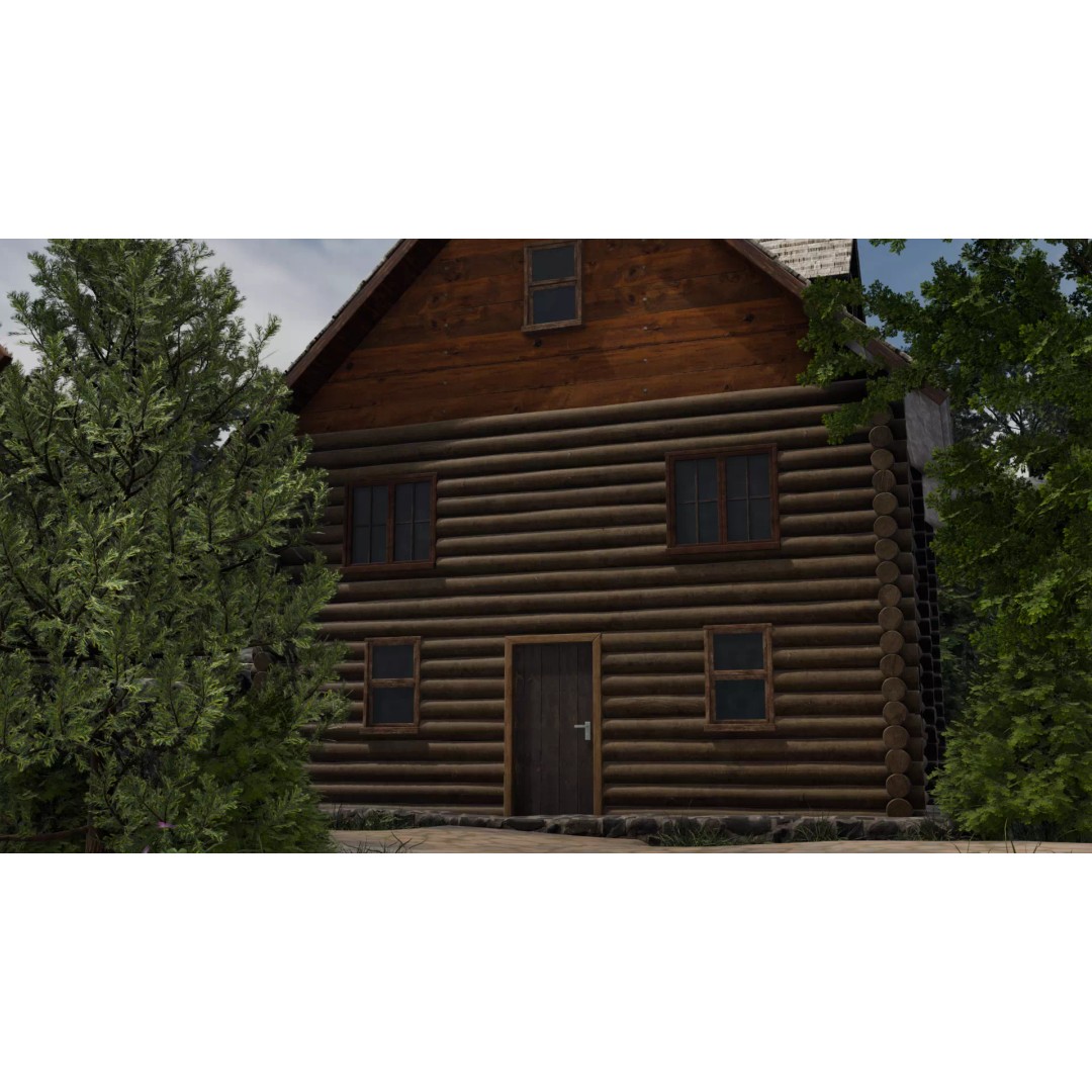 Mountain Village 3D Model – PBR Landscape Environment for Blender - View 7