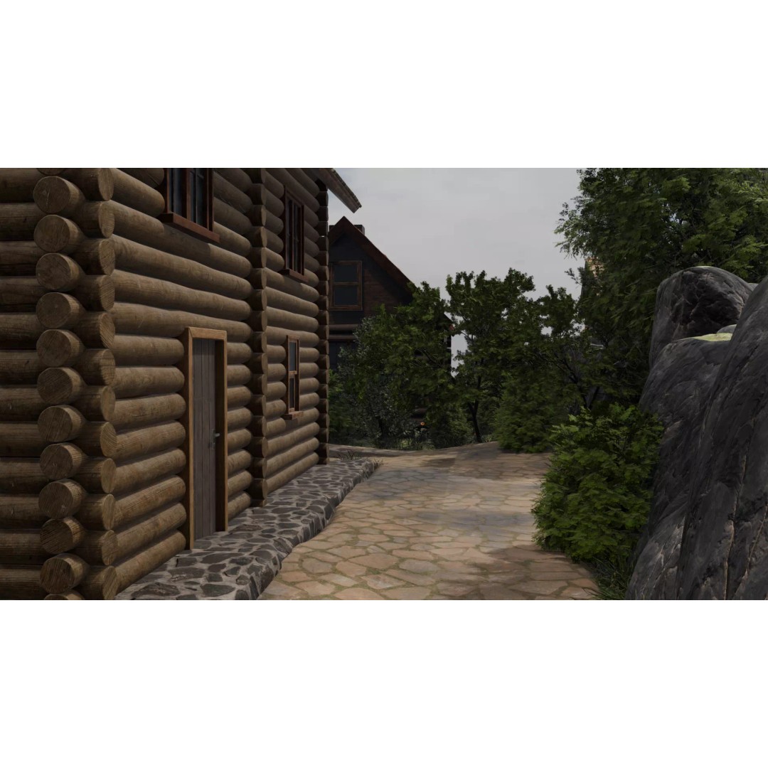 Mountain Village 3D Model – PBR Landscape Environment for Blender - View 9
