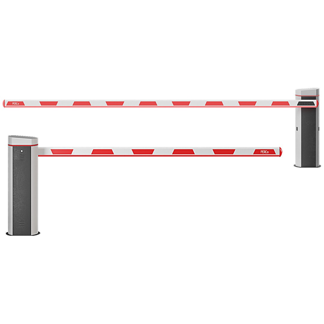 Automated Barrier 3D Model – Modern Traffic Control Gates, FBX - View 4