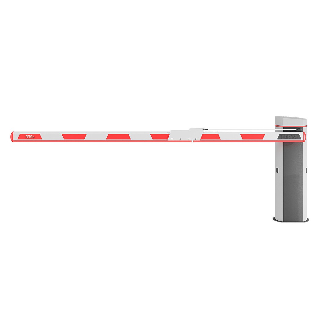 Automated Barrier 3D Model – Modern Traffic Control Gates, FBX - View 9
