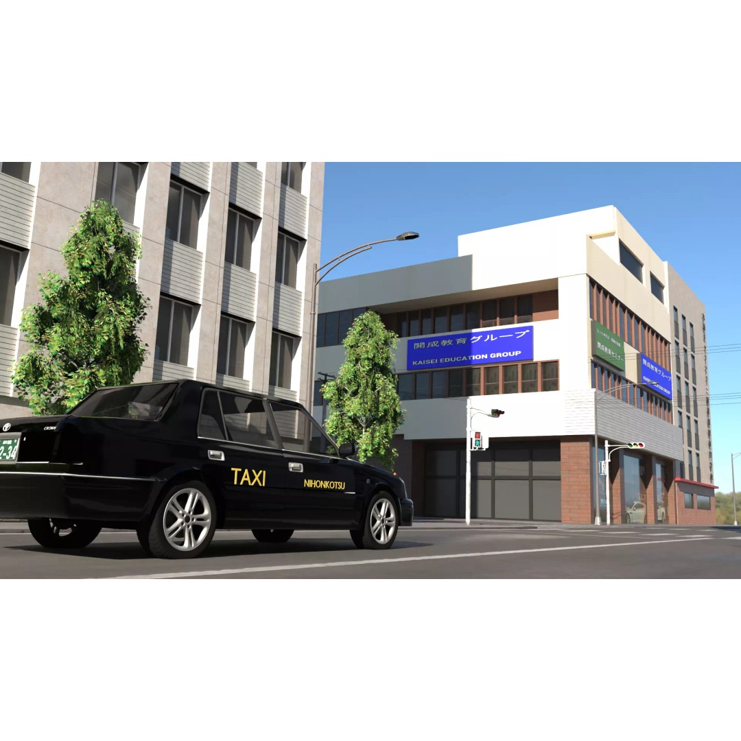 Osaka Cityscape 3D Model – Low Poly PBR Asset, FBX & Blender - View 19