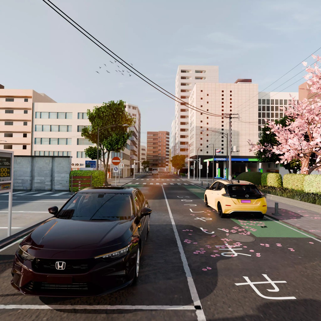 Osaka Cityscape 3D Model – Low Poly PBR Asset, FBX & Blender - View 21