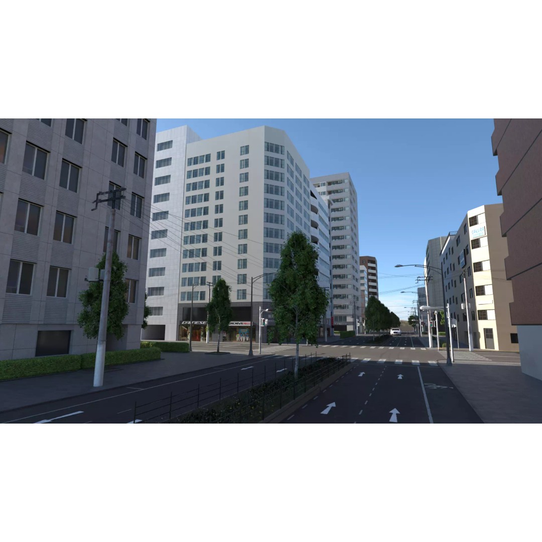 Osaka Cityscape 3D Model – Low Poly PBR Asset, FBX & Blender - View 24