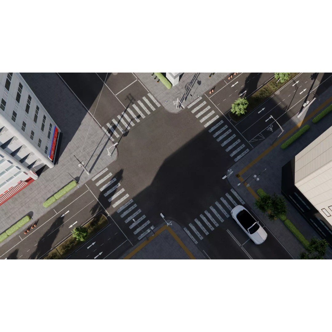 Osaka Cityscape 3D Model – Low Poly PBR Asset, FBX & Blender - View 37