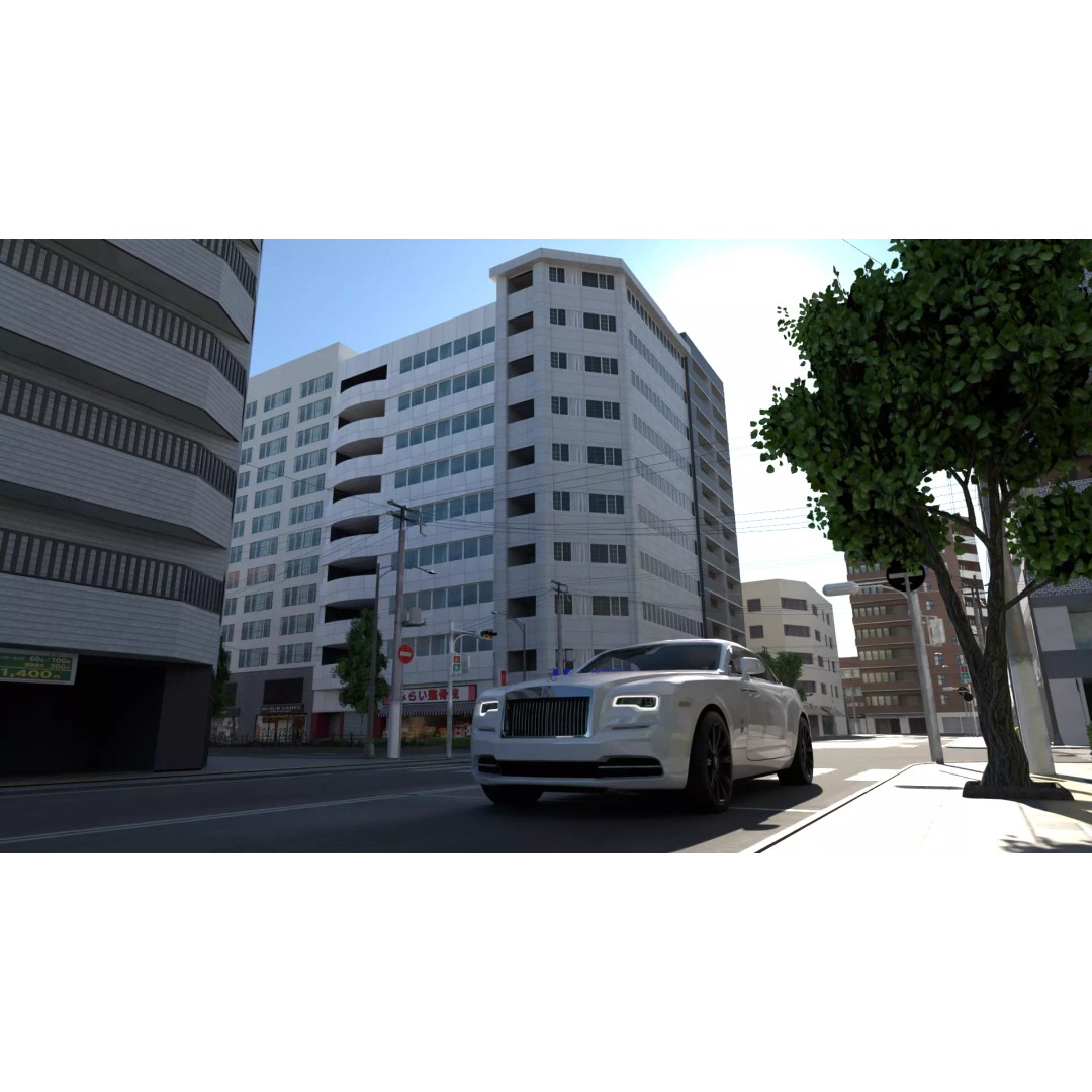 Osaka Cityscape 3D Model – Low Poly PBR Asset, FBX & Blender - View 39