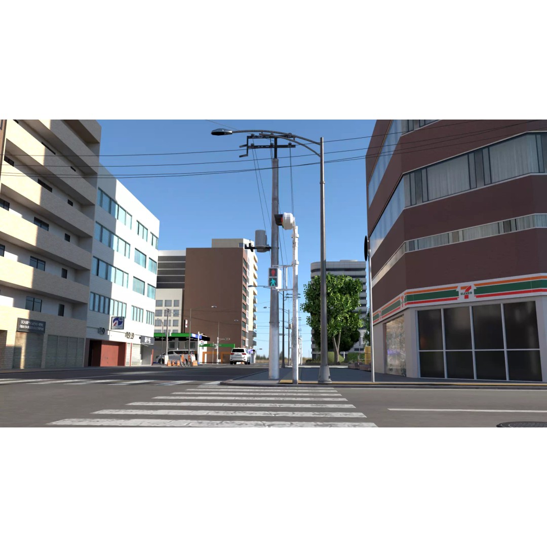 Osaka Cityscape 3D Model – Low Poly PBR Asset, FBX & Blender - View 46