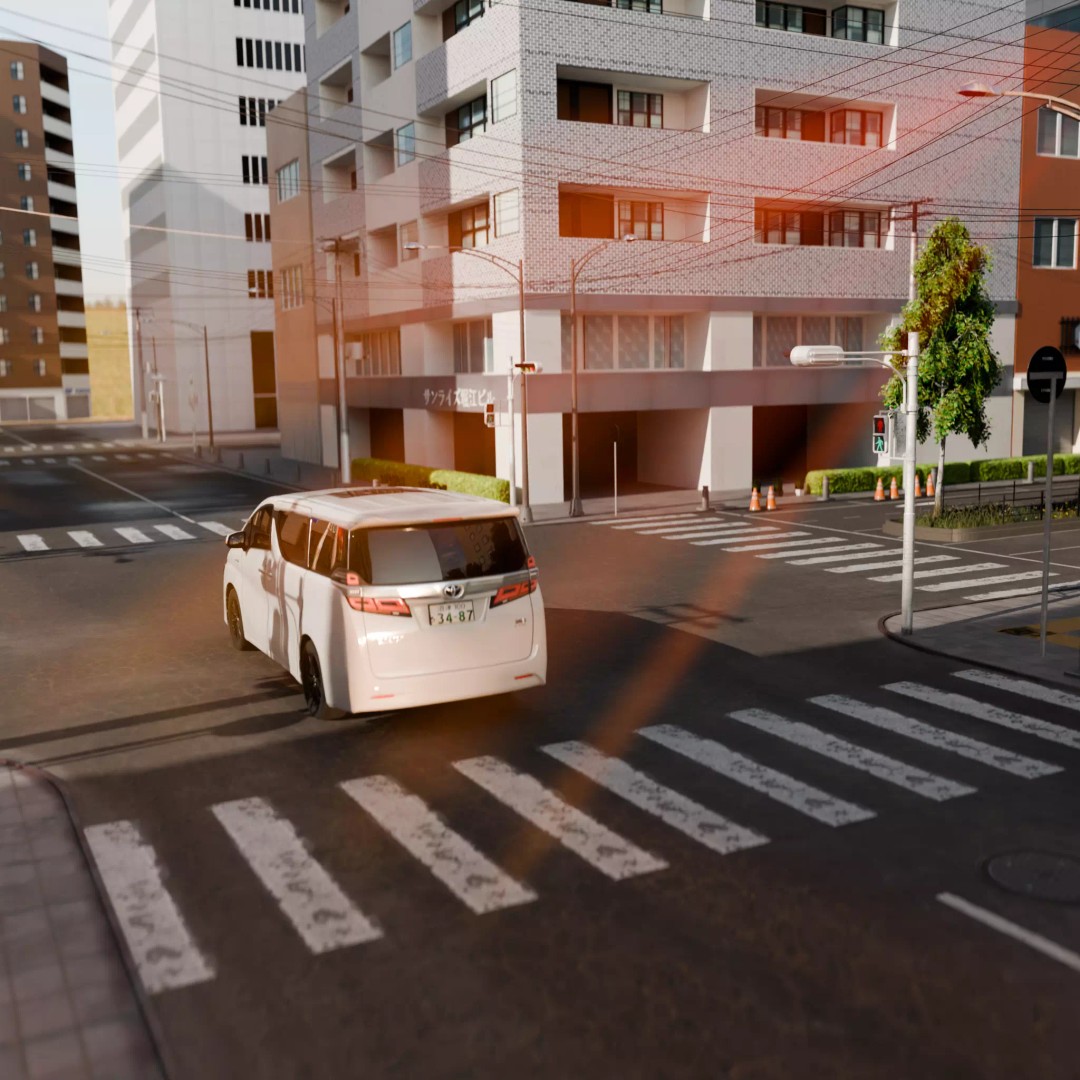 Osaka Cityscape 3D Model – Low Poly PBR Asset, FBX & Blender - View 52