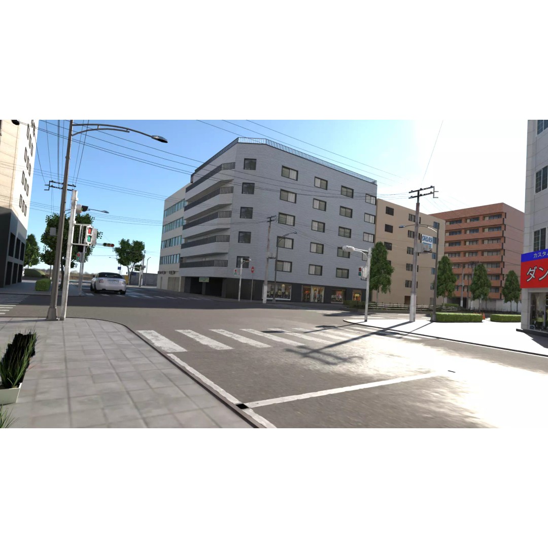 Osaka Cityscape 3D Model – Low Poly PBR Asset, FBX & Blender - View 53