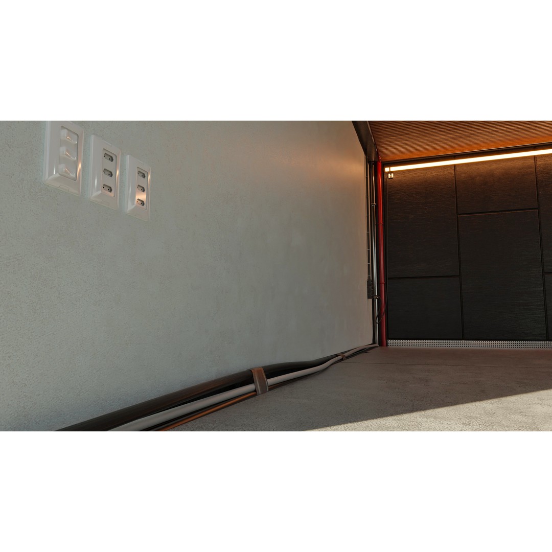 Modern Garage 3D Model – High Poly Interior Asset, Blender - View 11