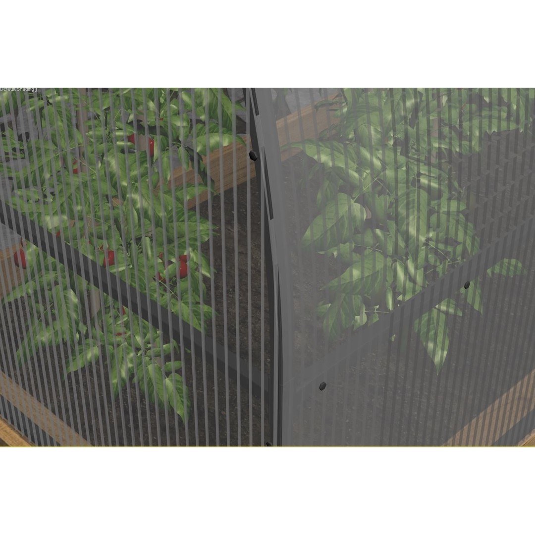 Greenhouse 3D Model – Realistic Glasshouse Asset, FBX & Blender Formats - View 18