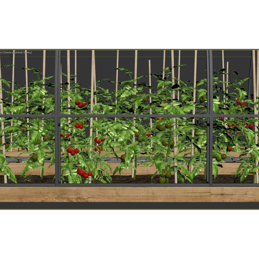 Greenhouse 3D Model – Realistic Glasshouse Asset, FBX & Blender Formats - View 22
