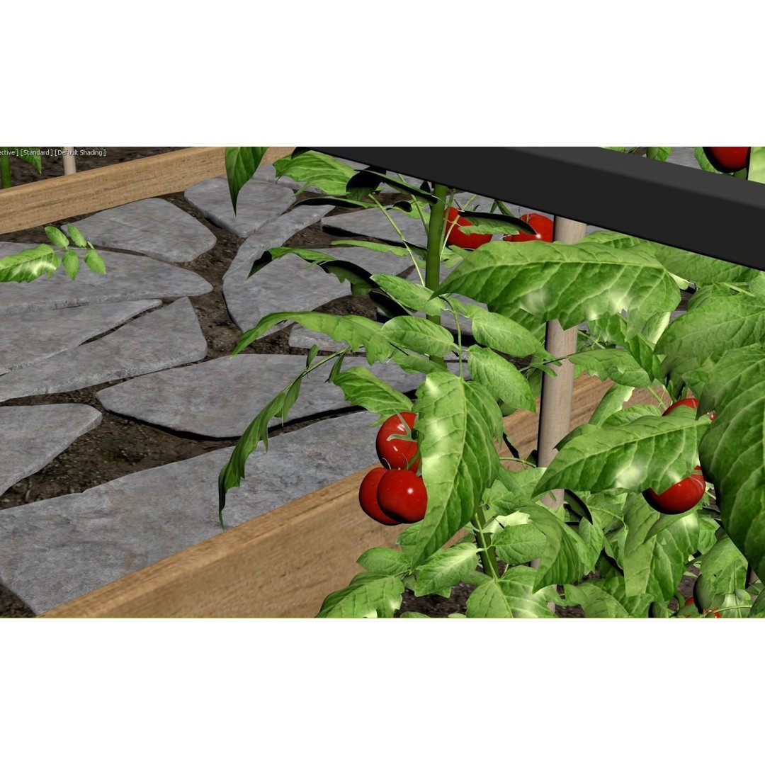 Greenhouse 3D Model – Realistic Glasshouse Asset, FBX & Blender Formats - View 23