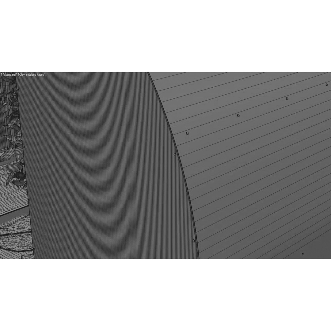 Greenhouse 3D Model – Realistic Glasshouse Asset, FBX & Blender Formats - View 28