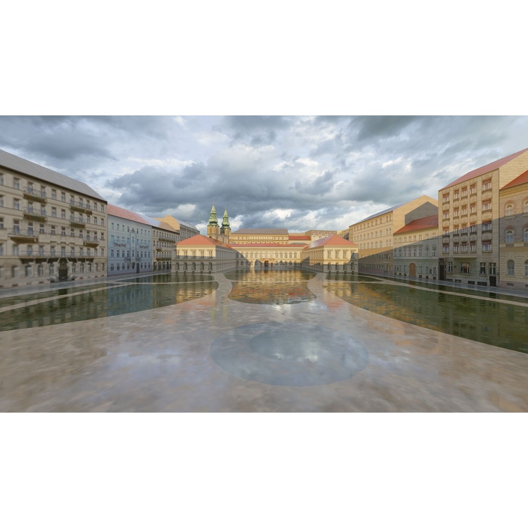 Budapest 3D Model – High Quality Cityscape Asset, PBR Textures - View 13